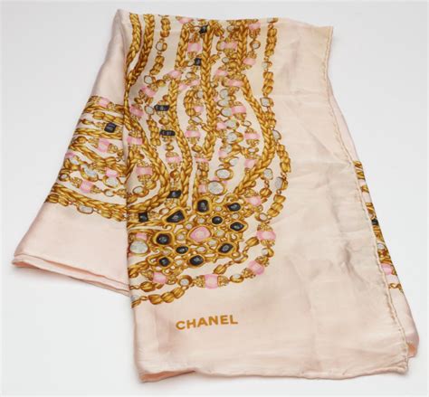 chanel silk scarf sale